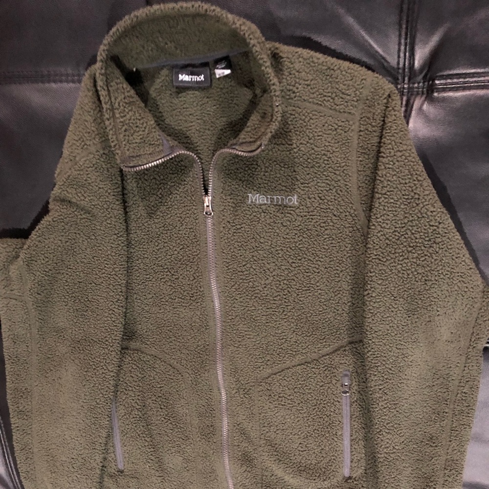 Marmot Men’s Full zip Sherpa Sweater (Medium)